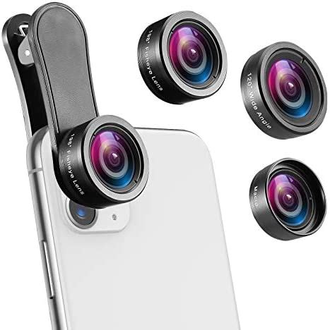 Amazon Upgraded 3 In 1 Phone Camera Lens Kit 198 Fisheye Lens