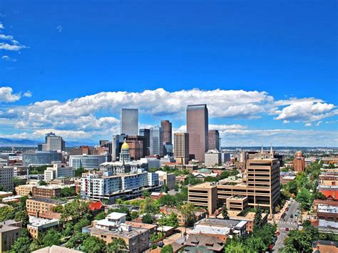 Downtown Denver From Jason S Patio At 12th And Pennsylvania St