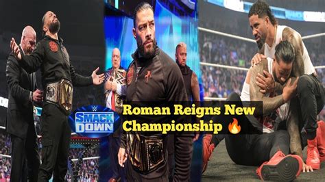 Finally Roman Reigns New Undisputed Championship 🔥 Angry 😡 Roman