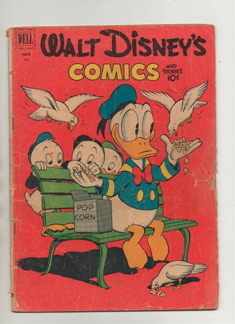 Walt Disney S Comics Stories 142 Donald Duck Feeding Birds Grade