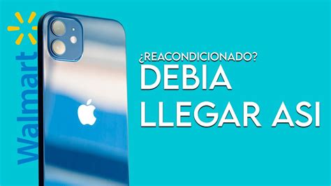 Comprando un iPhone 12 Reacondicionado de Walmart no llegó lo que