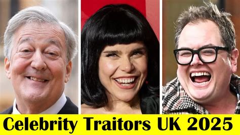 Celebrity Traitors UK 2025 Full Cast Revealed | Stephen Fry, Tom Daley ...