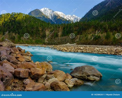 View From Tibet Background Stock Image Image Of Peak 142586261