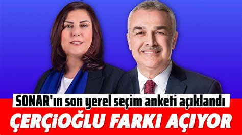 SONAR ın son yerel seçim anketi açıklandı Aydın Ses Gazetesi En