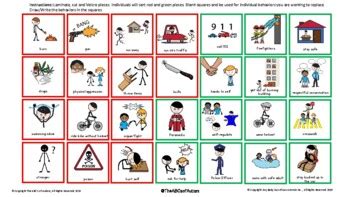 Safe Vs Unsafe Behavior And Helpers Volume Sorting Activity Tpt