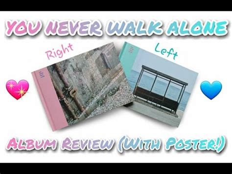 💖💙 BTS "You Never Walk Alone" Pink & Blue Album Review (WITH POSTER ...