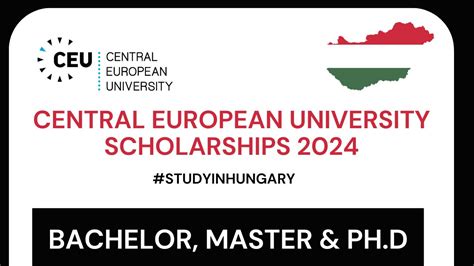 Central European University Scholarships 2024 in Hungary [Fully Funded]