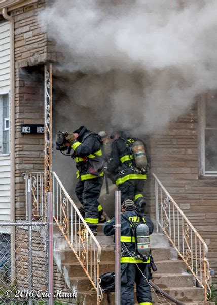 Firefighters Enter House On Fire Firescenesnet