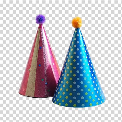 Premium Psd Party Hats Isolated On A Transparent Background