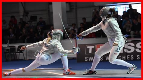 World Cup Sabre Women Team Plovdiv Piste Red Youtube