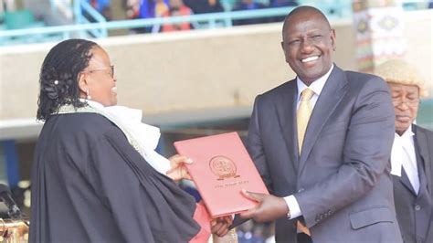 William Ruto Sworn In As Kenyas Fifth President