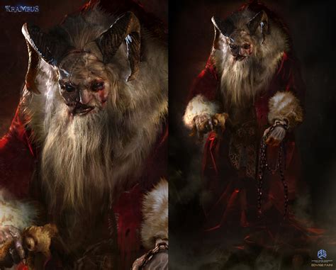 KRAMPUS Concept Art Shows Demonic Gingerbread Men Evil Elves And