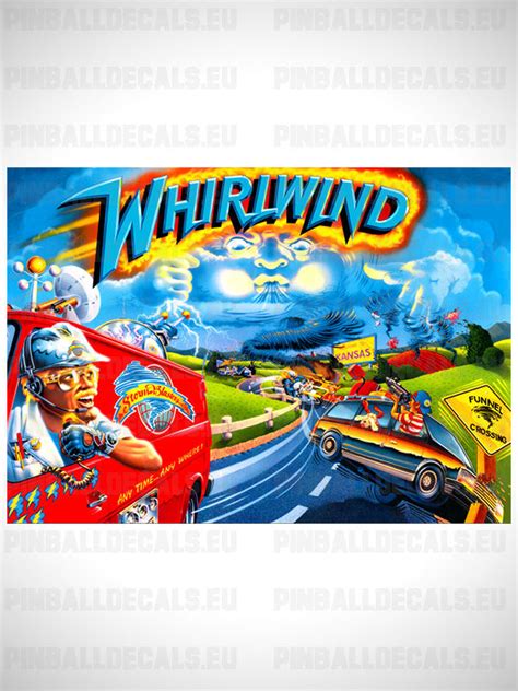 Whirlwind - Pinball Translite - Pinball Decals EU