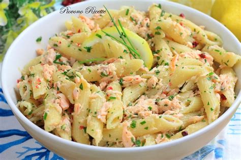 Pasta Fredda Salmone E Limone Fresca Gustosa E Semplice Da Preparare