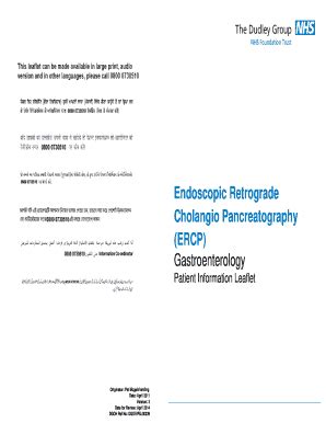 Fillable Online Ercp Endoscopic Retrograde Cholangio Pancreatography