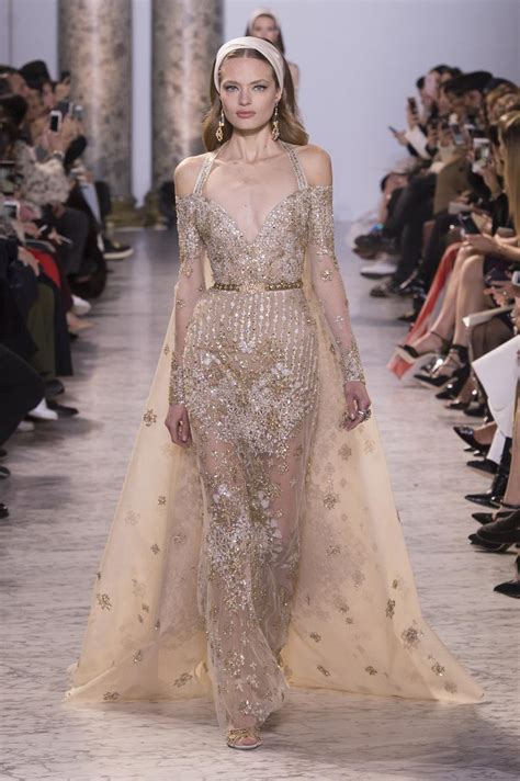 D Fil Elie Saab Printemps T Couture