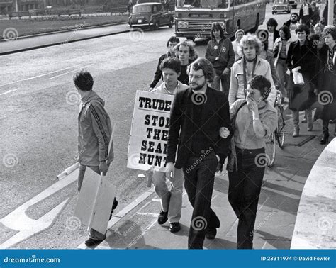 Seal Hunting Protest, London Editorial Stock Image - Image of hudson ...