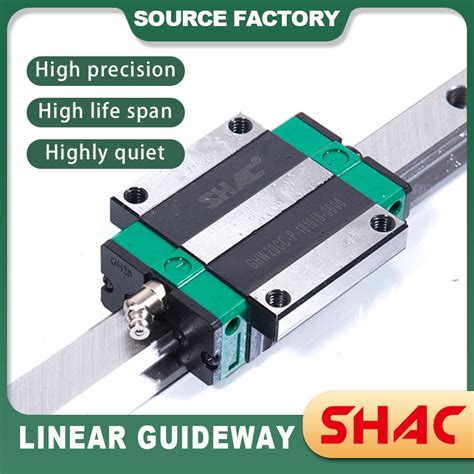 Shac CNC HGH 20mm Linear Motion Guideway Bearing Rail Guideway Replace