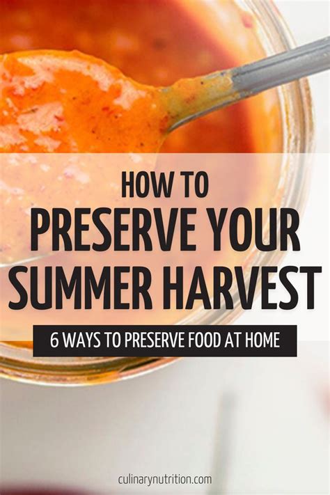 How To Preserve Food At Home In 2022 Food Raw Food Recipes Food Tool