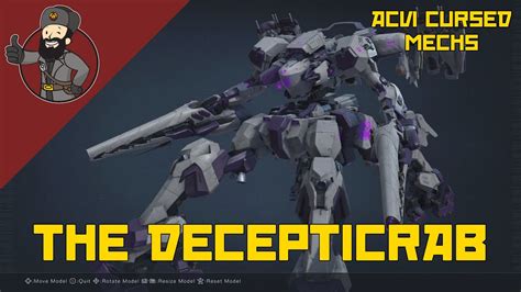 Cursed Mechs Of Armored Core VI The Decepticrab YouTube