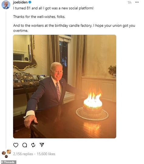 Joe Biden Is Mocked Over Photo Of Himself Celebrating St Birthday In