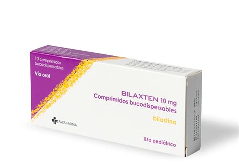 BILAXTEN 10MG 10 COMPRIMIDO BUCODIPERSABLE Distribuidor De FAES