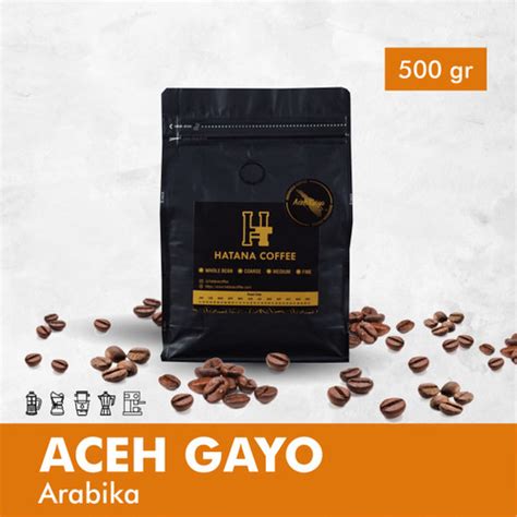 Jual Kopi Arabika Aceh Gayo Roasted Bean 500 Gram Whole Bean