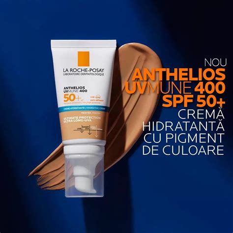 Crema Hidratanta Cu Pigment De Culoare Protectie Solara Spf Pentru