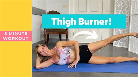 5 Minute Outer Thigh And Side Butt Workout Youtube