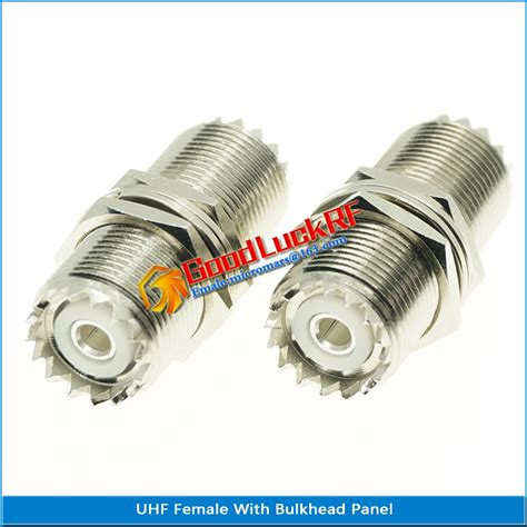 X Uhf Pl So Dual Female Connector Uhf Female To Uhf Female O