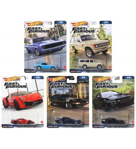 Hot Wheels Premium Hnw Fast And Furious Mix