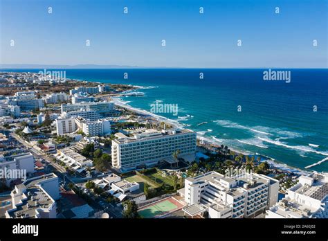 Aerial view of the Protaras beach, Cyprus Stock Photo - Alamy