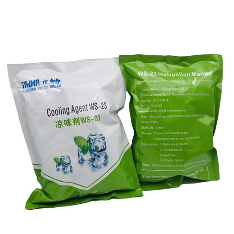 Ws3 Ws5 Ws12 Cooling Agent ，ws 23 Koolada Powder Food Additive