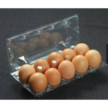 Jual Mika Telur Isi Pengunci Tebal Egg Box Storage Kotak Telur