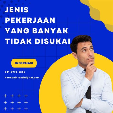 Jenis Pekerjaan Yang Banyak Tidak Disukai