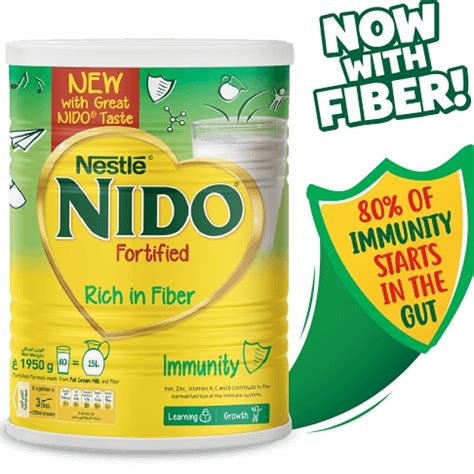 Nido Fortified Rich In Fiber Milk Powder G Welcome To Food Gallery