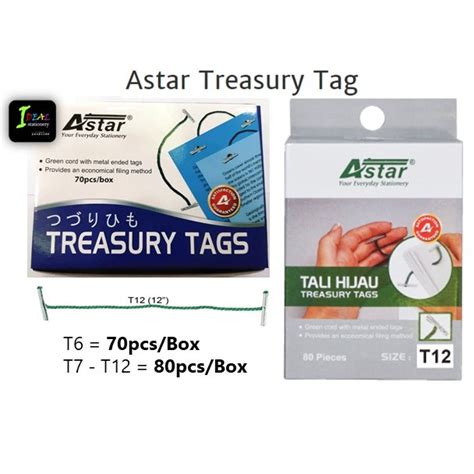 Astar Treasury Tag Per Box Shopee Malaysia