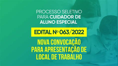 Educação divulga sexta convocação para escolha de local de atuação no