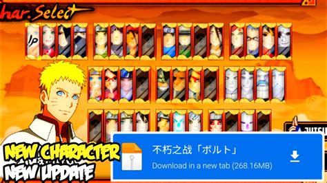 Naruto Senki Mod Apk Terbaru Full Character New Skill No Force Close