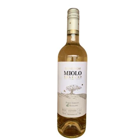 Vinho Miolo Sele O Pinot Grigio Riesling Ml Vin Cola Miolo