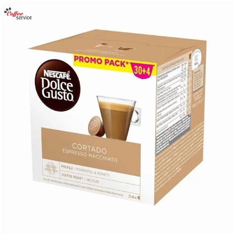 Капсули кафе, Dolce Gusto Cortado x30+4 - Кафе Сървиз БГ