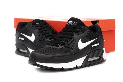 Чоловічі Кросівки Nike Air Max 90 Black White / Найк Аїр Макс 90 ...