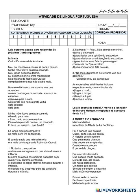Exercícios De Compreensão E Interpretação De Textos Pdf Com Gabarito