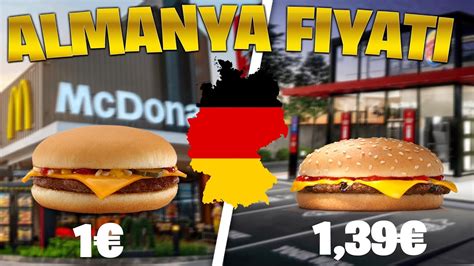 Almanyada Burger King Ve Mc Donalds Youtube