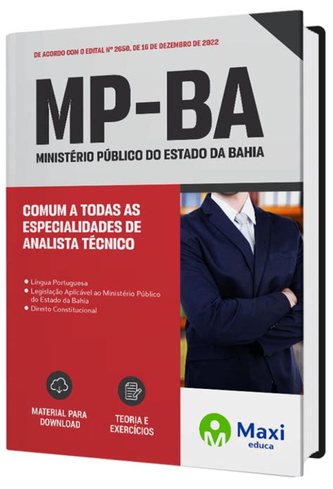 Baixar Apostila Mp Ba Comum A Todas As Especialidades De Analista T Cnico