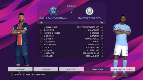 Psg Vs Manchester City Semifinal Leg 1 League Champions Gameplay