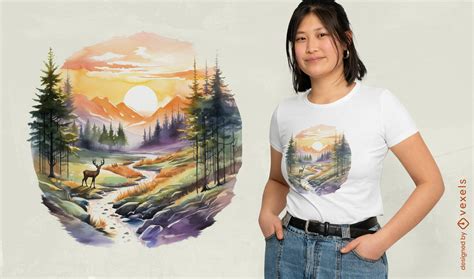 Diseños De Camisetas Psd And Mockups De Fauna Forestal