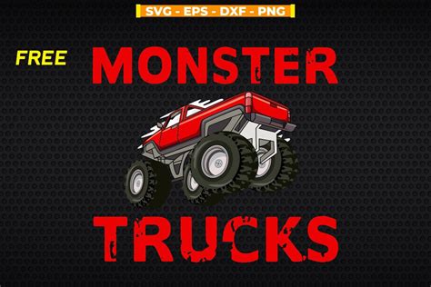 Free Funny Monster Truck Graphic by svgitemsstore · Creative Fabrica