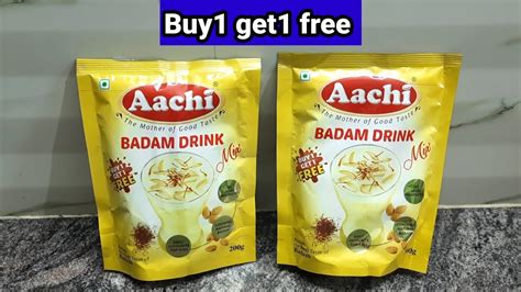 Aachi Badam Drink Mix Buy1get1 Review Aachi Badam Drink Mix Badam Drink