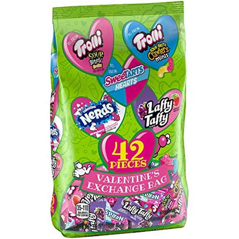 Troll Sweetarts Nerds Laffy Taffy Variety Valentine Candy Bag Oz 42